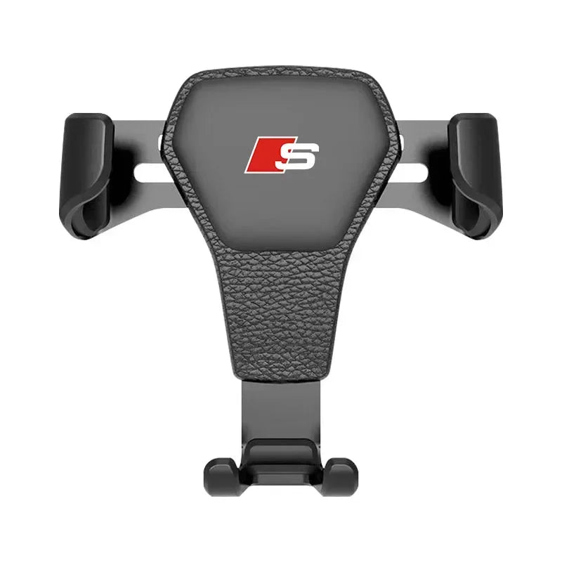 Gravity Car Mount GPS Mobile Phone Holder Vent Clip Installation For Audi