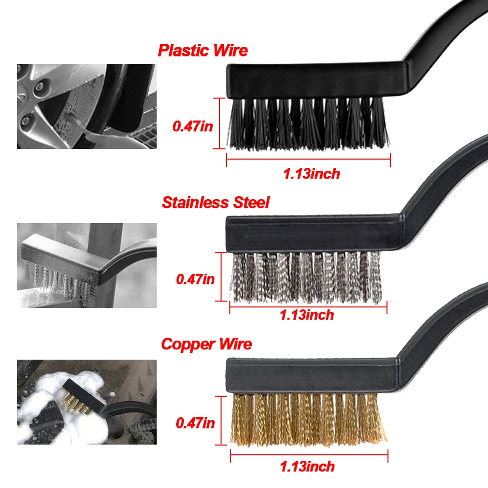 Car Detailing Brush Set The Ultimate Auto Cleaning Kit