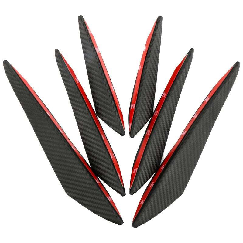 Car Anti-Collision Accessory Front Bumper Lip Diffuser Body Spoiler Carbon fiber