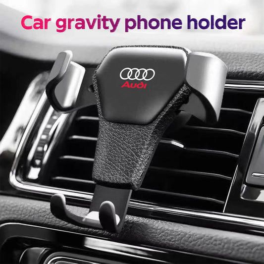 Car Emblem Mobile Phone Holder Stand Accessories For Audi