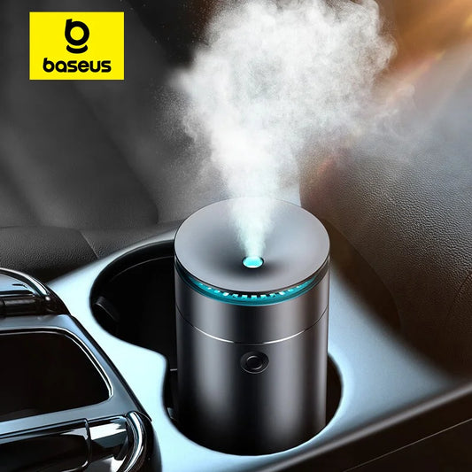 Car Diffuser Humidifier Auto Air Purifier with LED Light