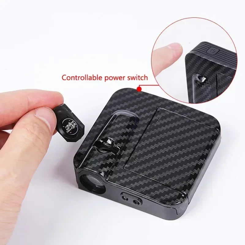 Wireless HD Laser Car Door Projector - 2/4pcs, Auto Accessory, No Wiring Required, Battery-Powered