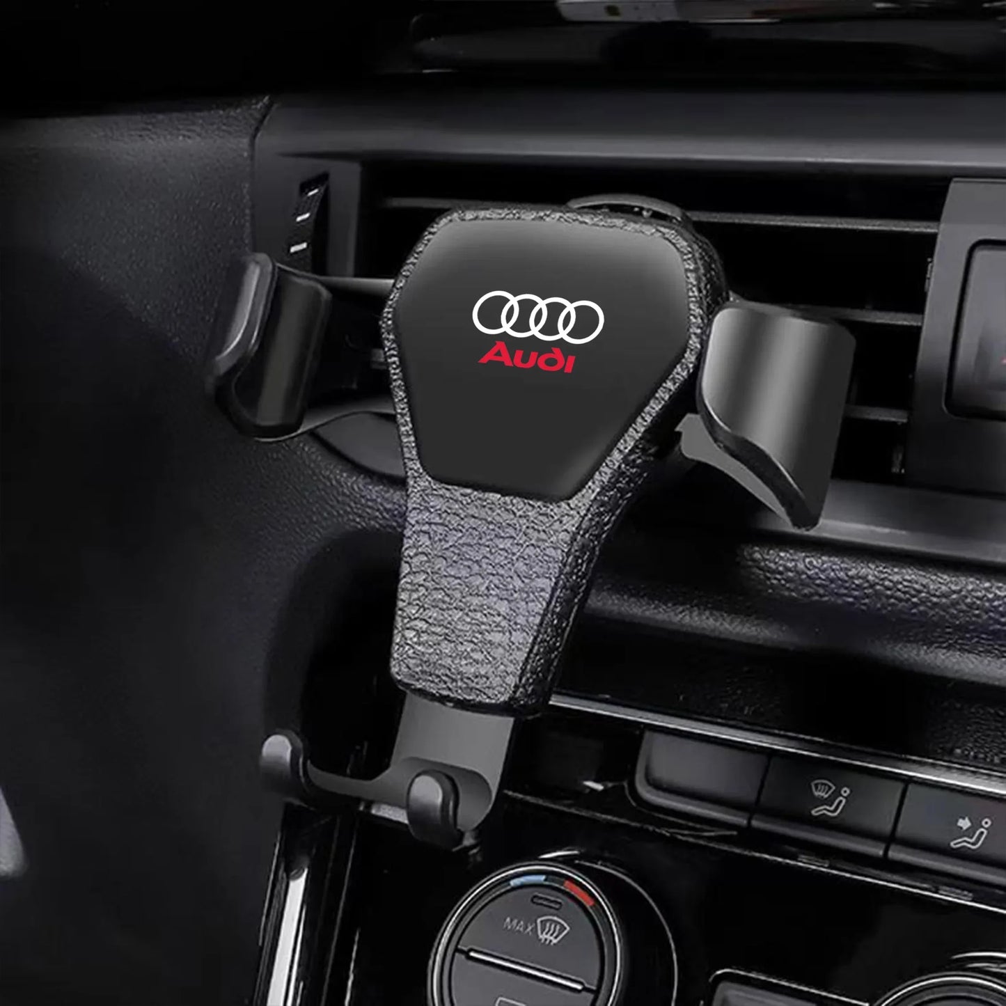 Car Emblem Mobile Phone Holder Stand Accessories For Audi