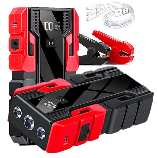 Portable Car Jump Starter Large Capacity 99800mAh 12V Lithium Battery Booster Pack for up to 8.0L Gas and 5.5L Diesel Engines