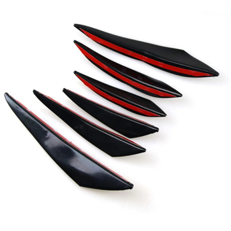 Car Anti-Collision Accessory Front Bumper Lip Diffuser Body Spoiler Carbon fiber