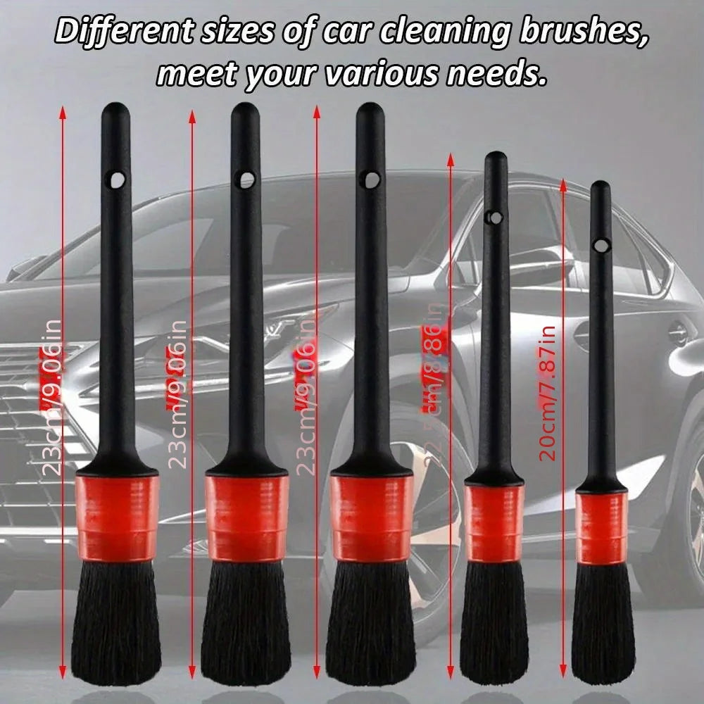 Car Detailing Brush Set The Ultimate Auto Cleaning Kit